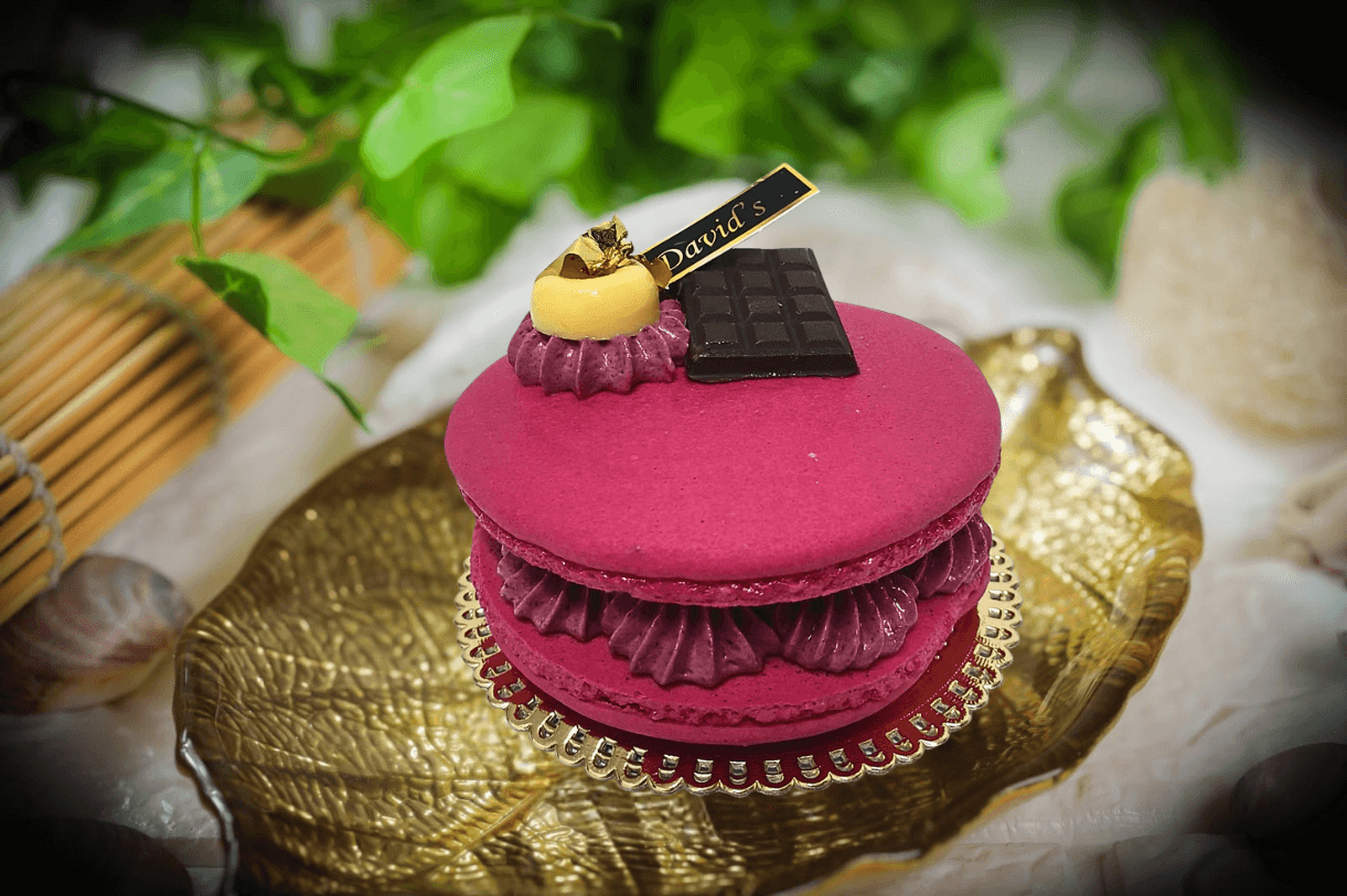 Macaron Fruits Rouge et Passion 